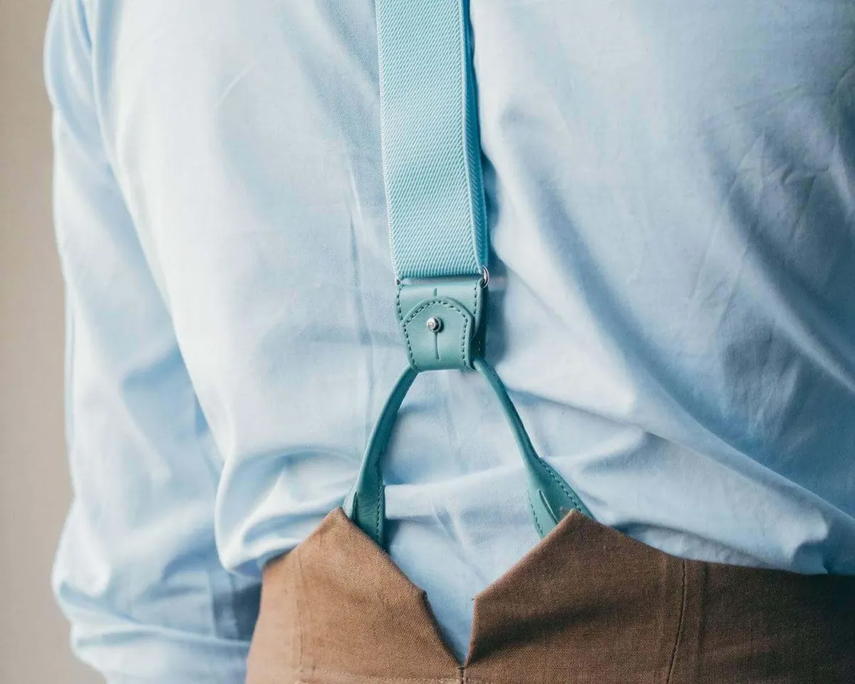 Hosenträger Ripsband Powder Blue Combine - Ansicht 4