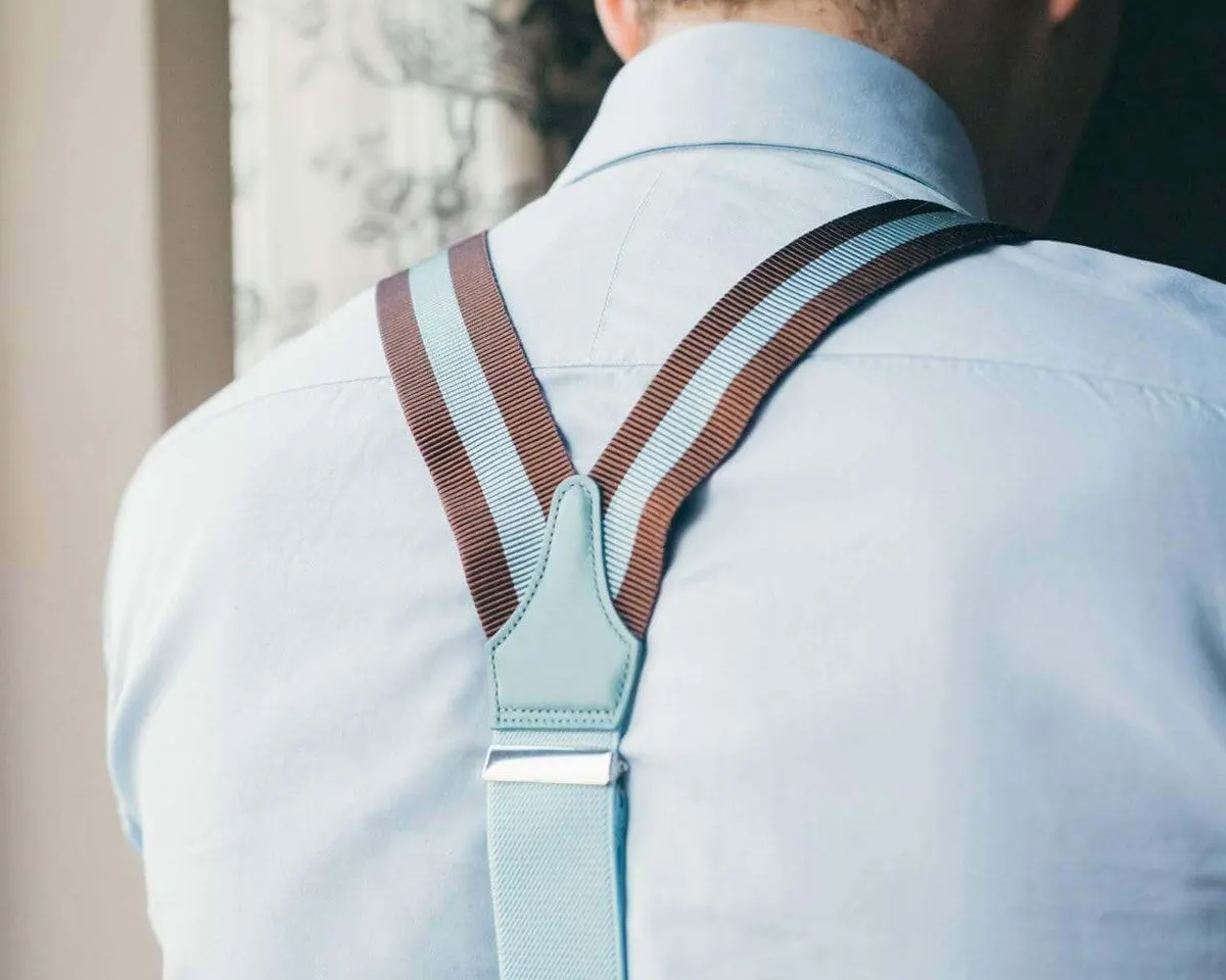 Hosenträger Ripsband Powder Blue Combine - Ansicht 2