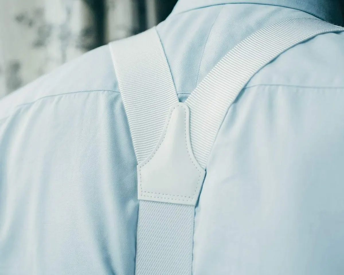 Hosenträger Ripsband White Classic - Ansicht 2