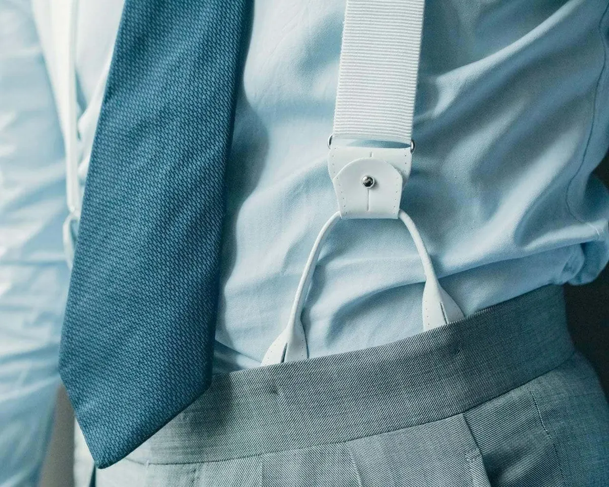 Hosenträger Ripsband White Combine - Ansicht 3