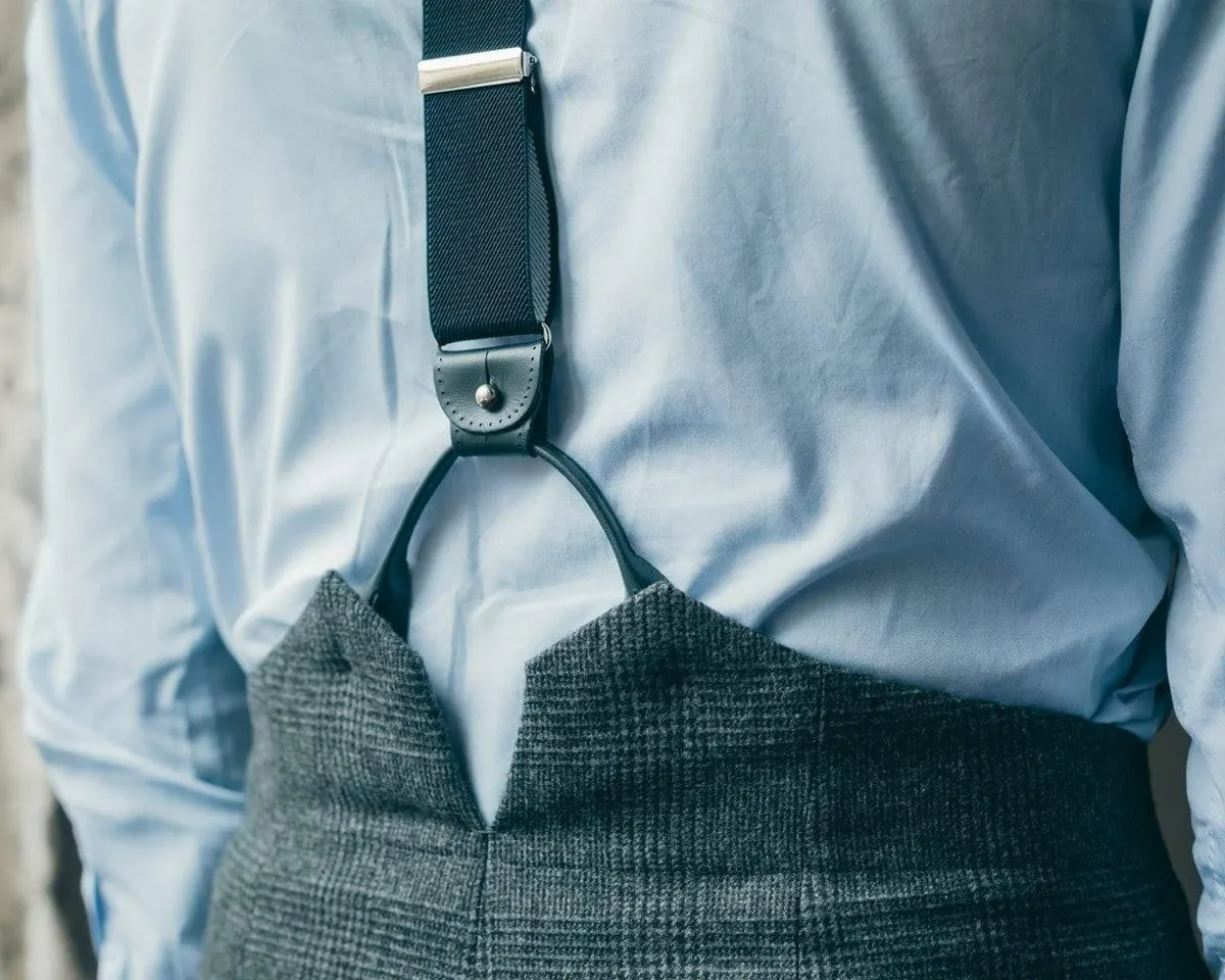 Hosenträger Seide Cravat Blue Combine - Ansicht 4