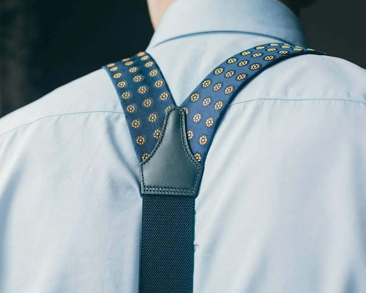 Hosenträger Seide Cravat Blue Combine - Ansicht 5