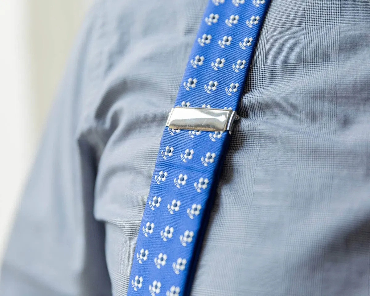 Hosenträger Seide Cravat Floret Lightblue Classic - Ansicht 2