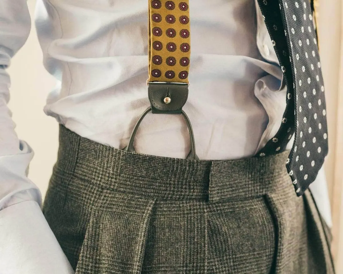 Hosenträger Seide Cravat Gold Combine - Ansicht 5