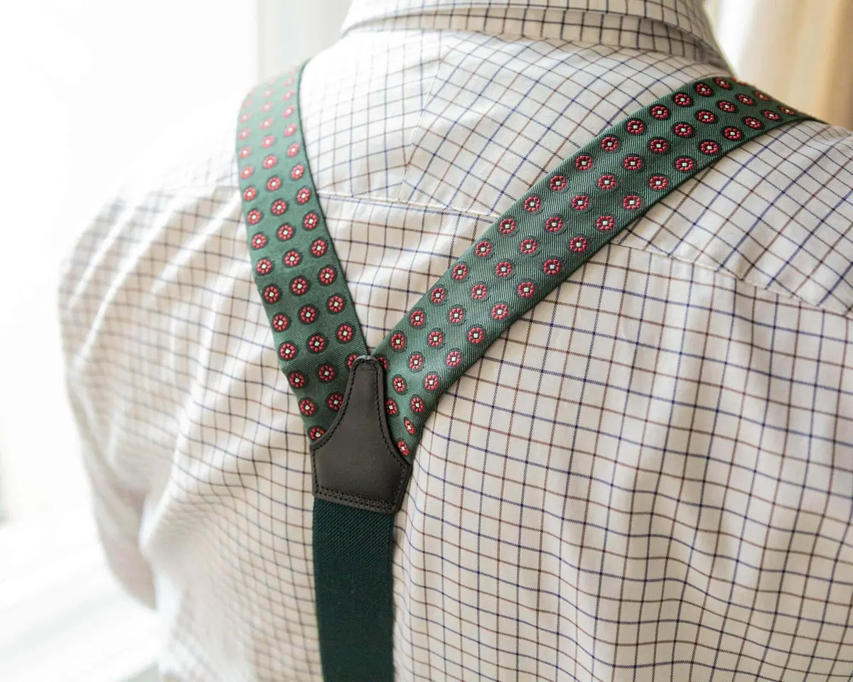 Hosenträger Seide Cravat Green Classic b - Ansicht 3