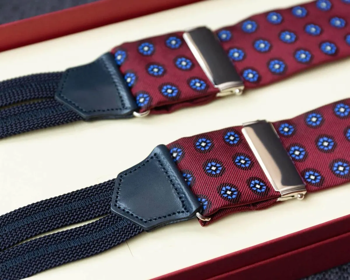 Hosenträger Seide Cravat Red Classic