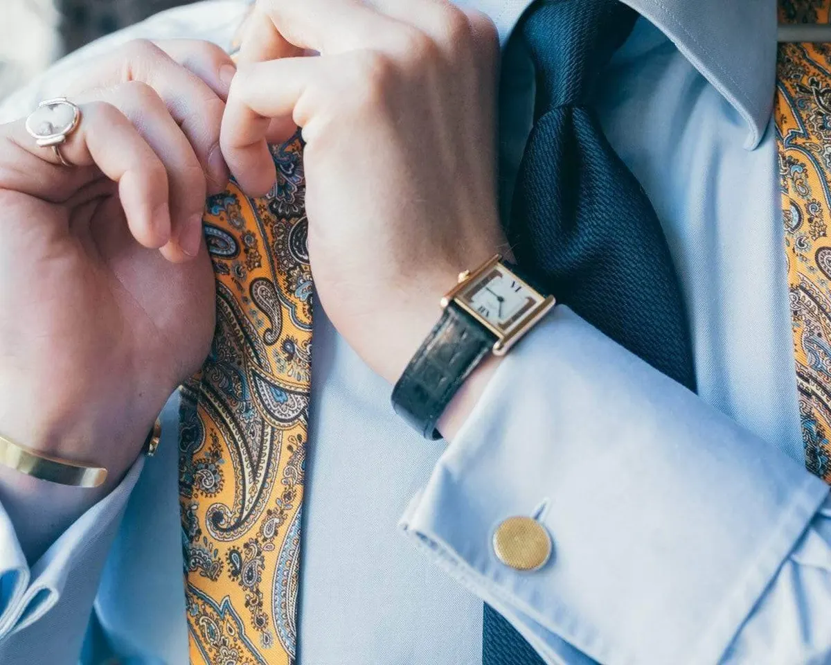Hosenträger Seide Paisley Ochroid Classic - Ansicht 2