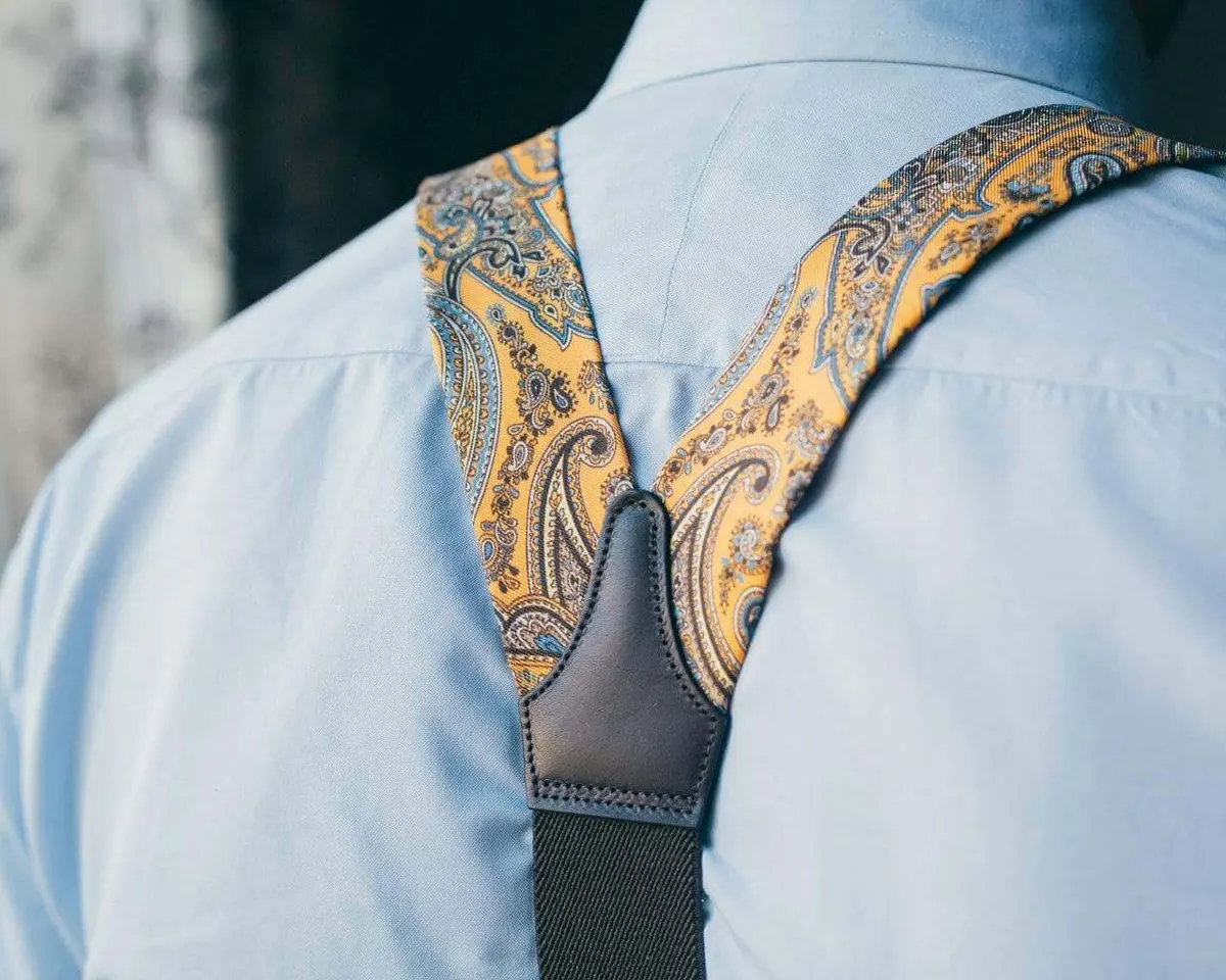 Hosenträger Seide Paisley Ochroid Classic - Ansicht 3