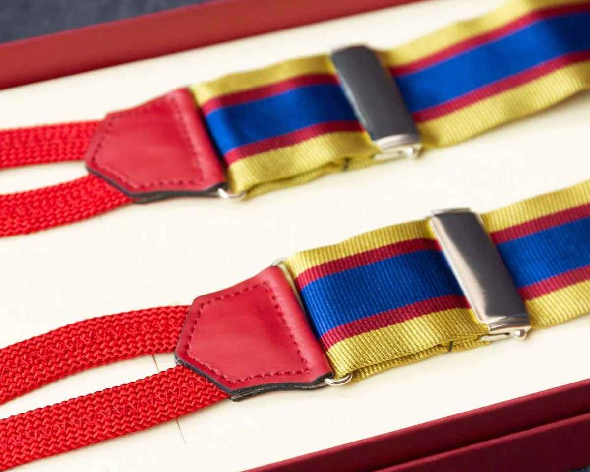 Hosenträger Seide Regimental Gold Classic