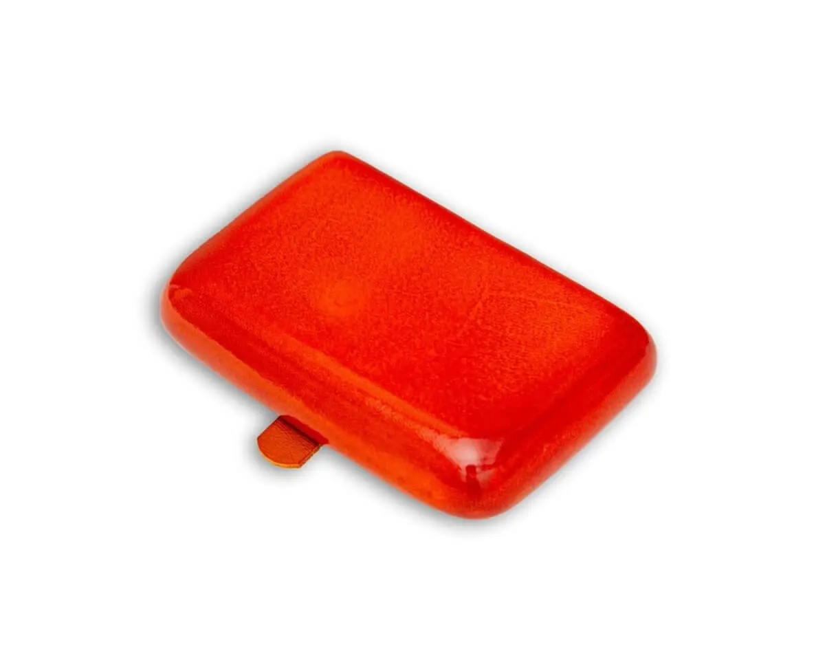 Kartenetui Arancione aufklappbar