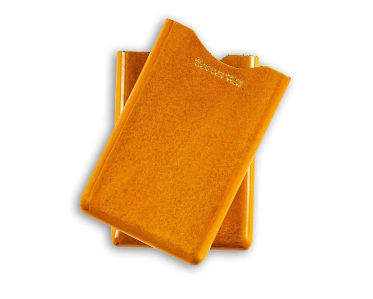 Kartenetui Giallo flach - Ansicht 2