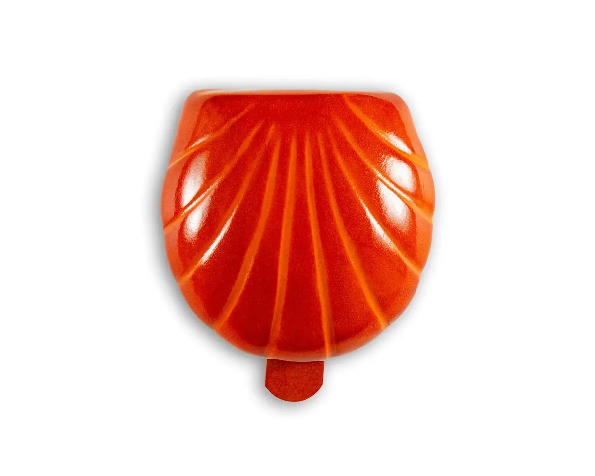 Schüttelbörse Muschelform Arancione