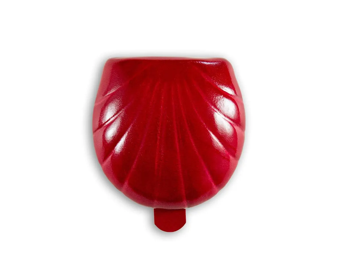 Schüttelbörse Muschelform Magenta