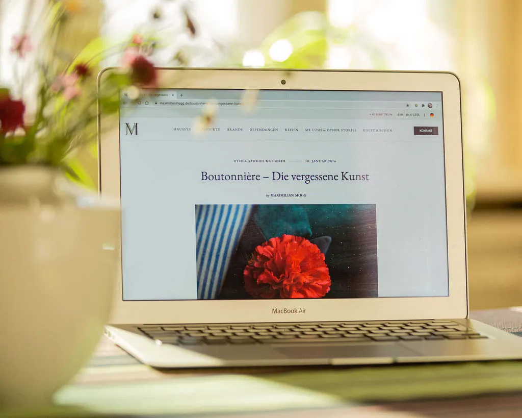 Maximilian Mogg - Blog Boutonnière