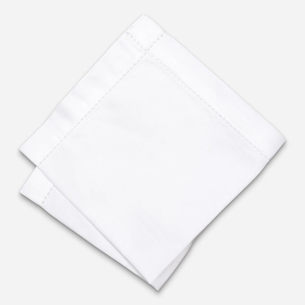 Secorio Einstecktuch White