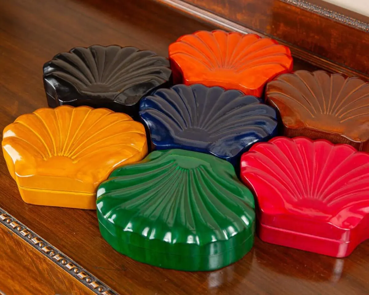Schmuckschatulle Muschelform Blu - Ansicht 4