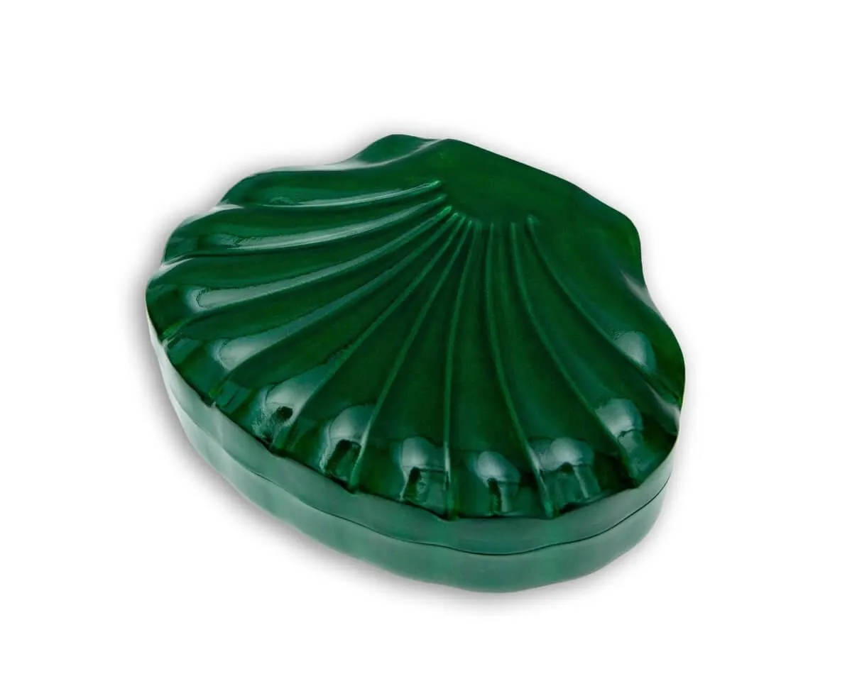 Schmuckschatulle Muschelform Verde