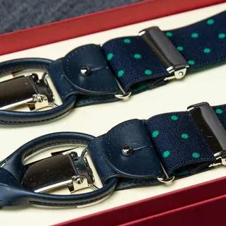 Hosenträger Flex Dots Green b Combine - Symbolbild, gezeigt ist: Hosenträger Flex Dots Green Combine