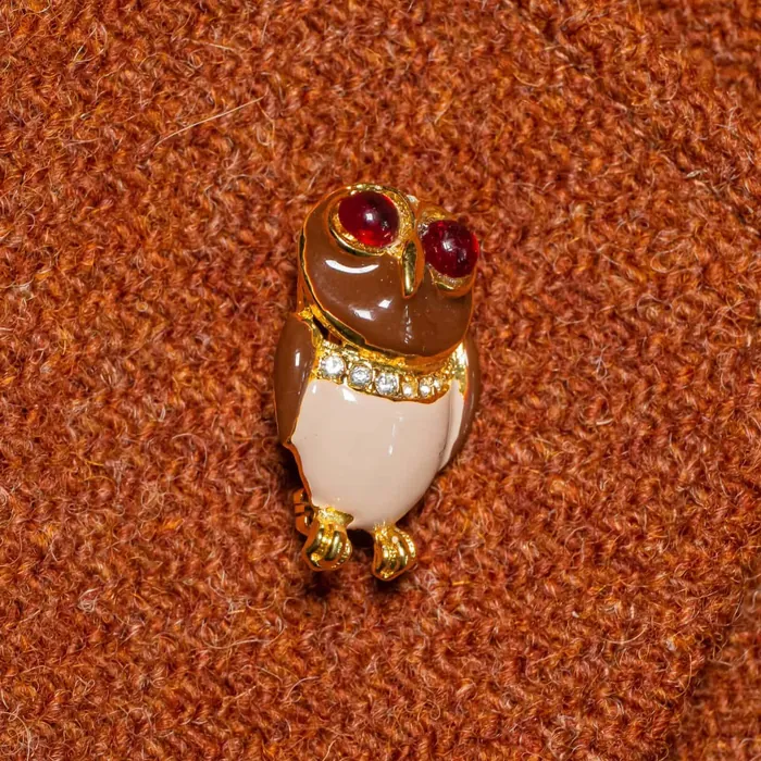 Brooch Owl d - representative image, shown here: Brooch Owl b